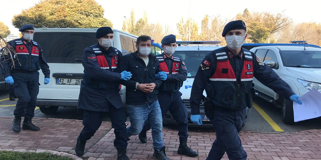 Konya’da suç makinesi jandarmaya yakalandı