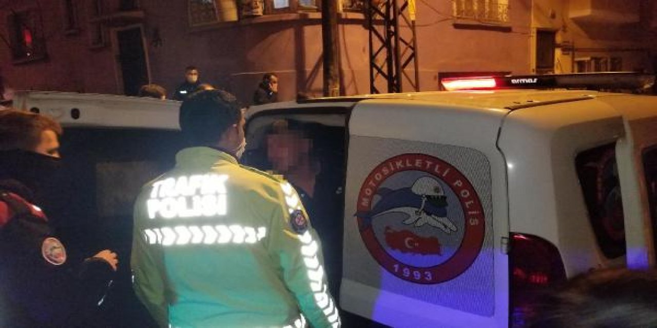 Ehliyetsiz sürücünün arkadaşı polisi tehdit etti: Senin yüzünü unutmayacağım!