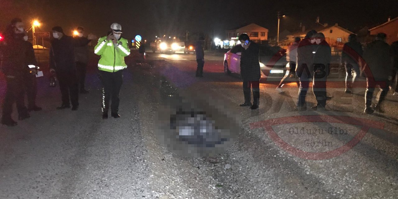 Konya’da minibüsün çarptığı yaya hayatını kaybetti