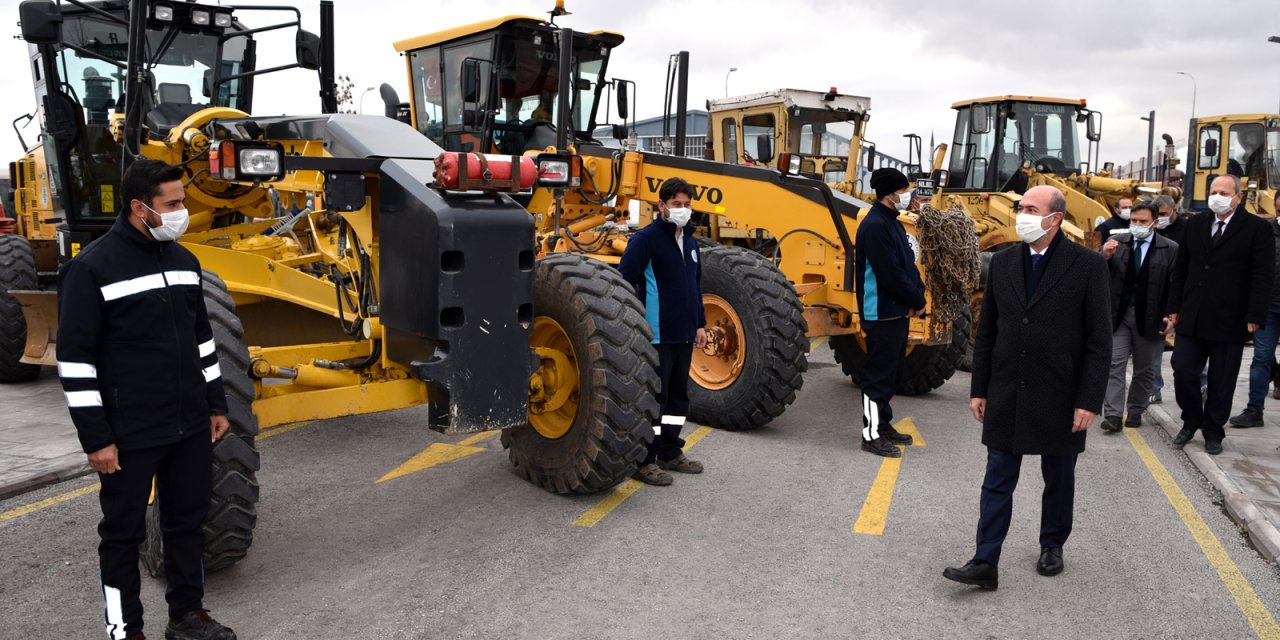 Selçuklu Belediyesi sert kış şartlarına hazır