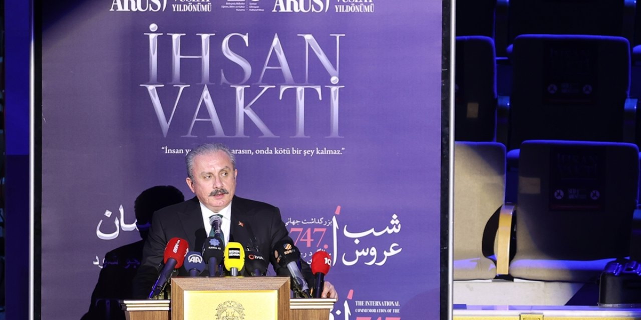TBMM Başkanı Mustafa Şentop Şeb-i Arus Programında konuştu