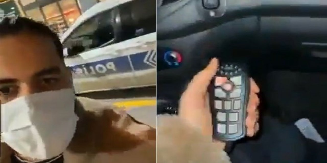 Lüks araçta karpuz satan fenomen bu kez bir polisin başını yaktı