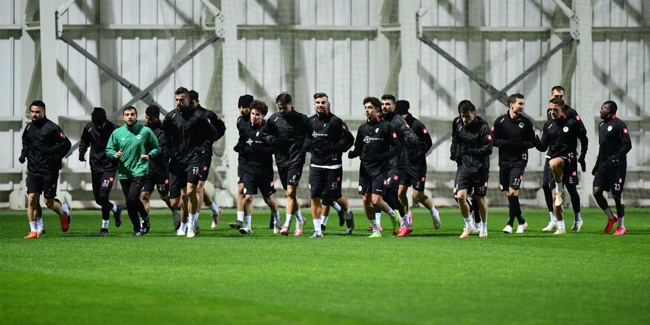 Konyaspor, Sivasspor maçının taktiğini çalıştı