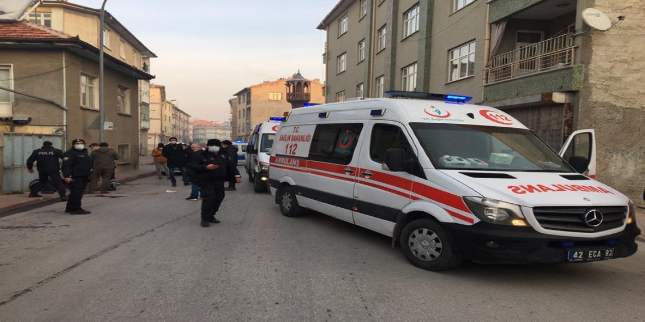 Konya'da sokak ortasında dehşet! Karısını öldürüp kendini vurdu