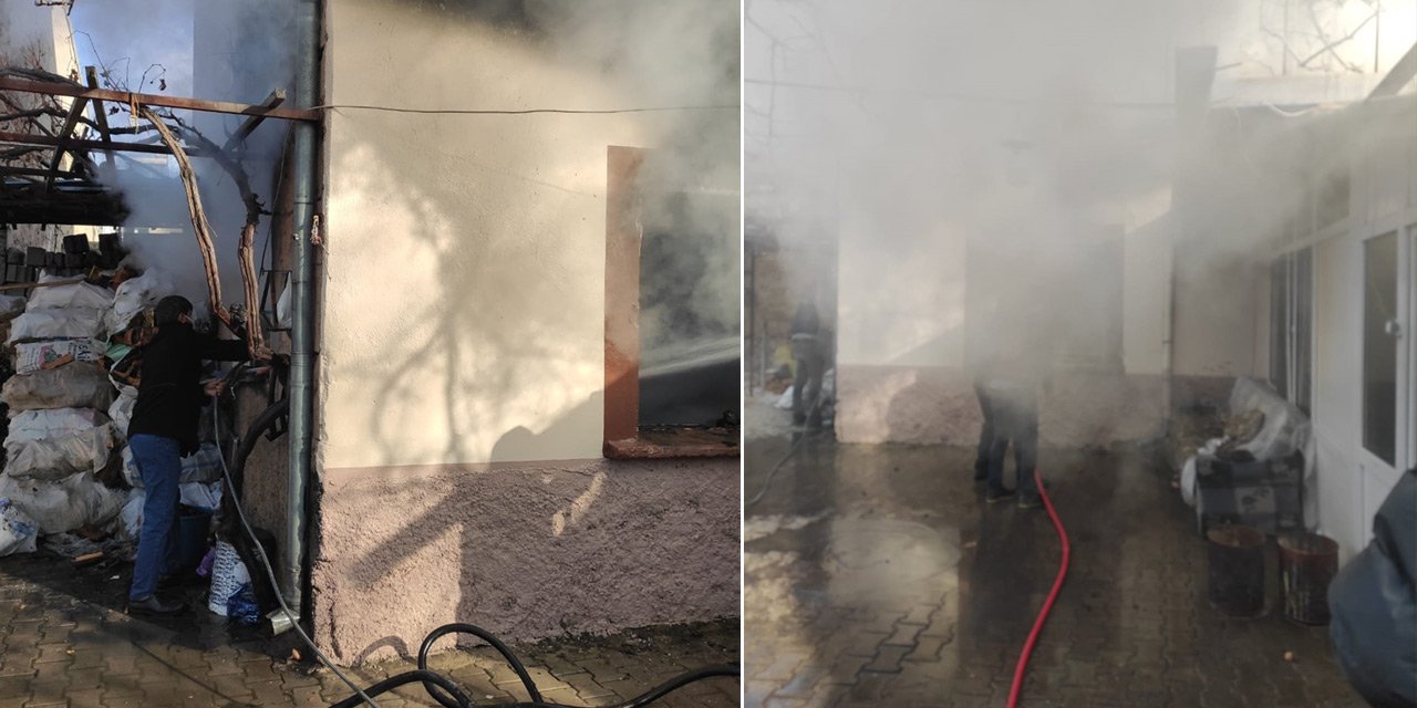 Evde tek başına olan 7 yaşındaki çocuk yangında hayatını kaybetti