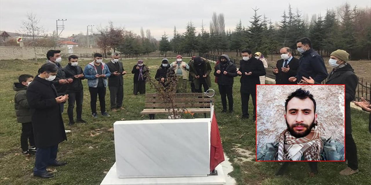 Seydişehir şehidini unutmadı! Şehit Okan Altıparmak şehadetinin 4. yılında kabri başında anıldı