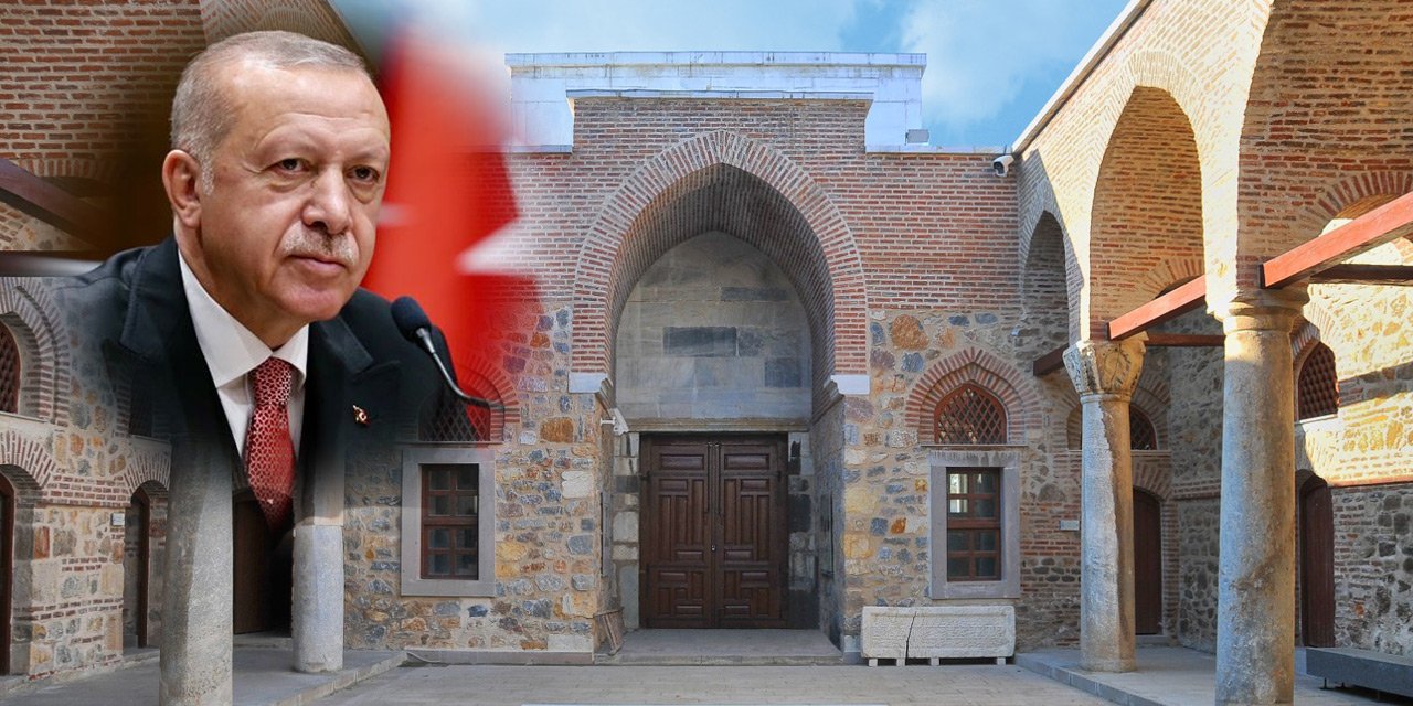 Konya'da restorasyonu tamamlanan tarihi eserin açılışını Cumhurbaşkanı Erdoğan yapacak