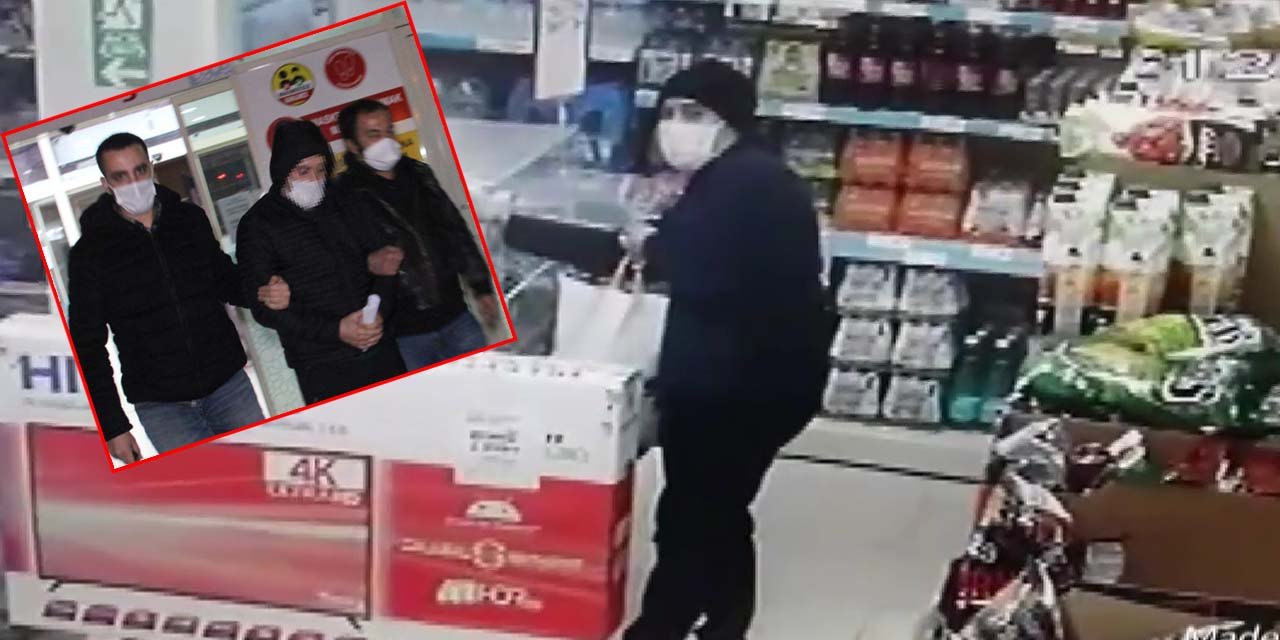 Market zincirin 33 ildeki şubesini soydu! Önce kameraya sonra polise yakalandı