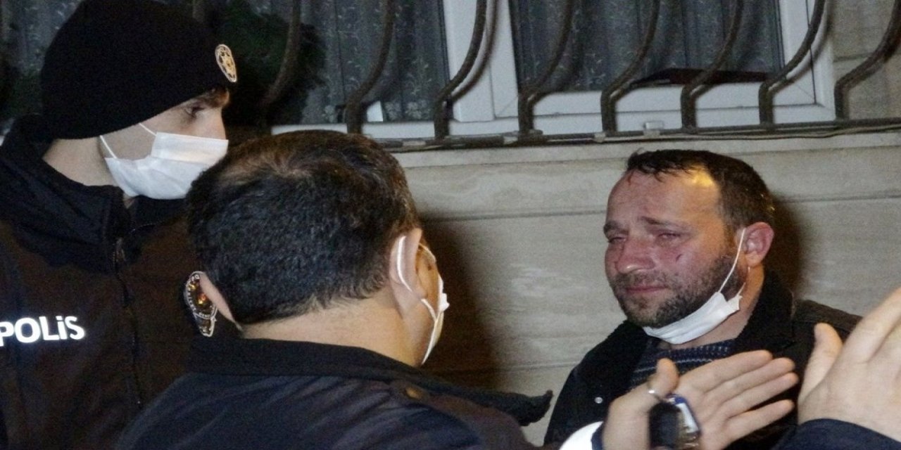 Karısının dövdüğü adam kısıtlamada sokağa atıldı, gözyaşlarını tutamadı