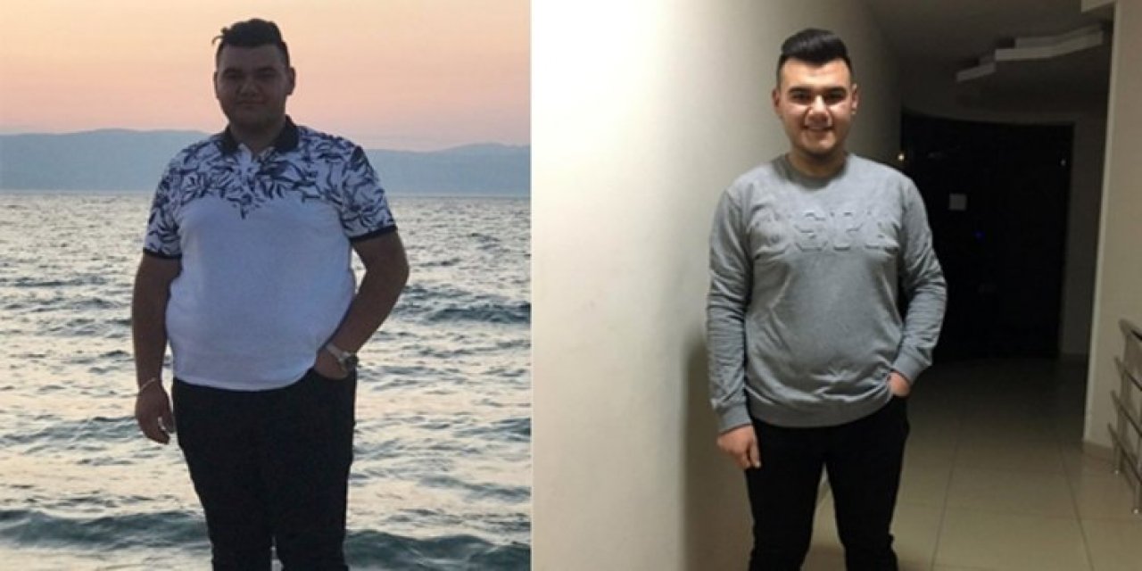 Konya’da yaşayan genç 3 ayda 30 kilo verdi: İçimden bir ben çıktı!