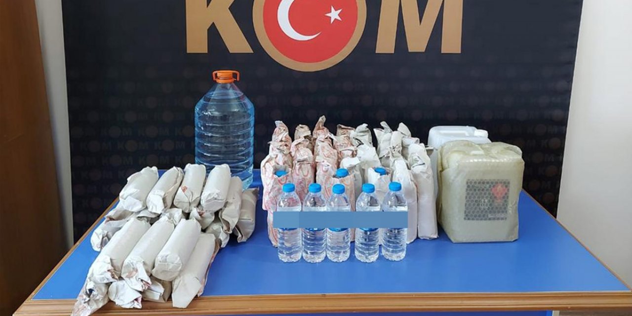 Hamamdan 43 litre sahte içki çıktı