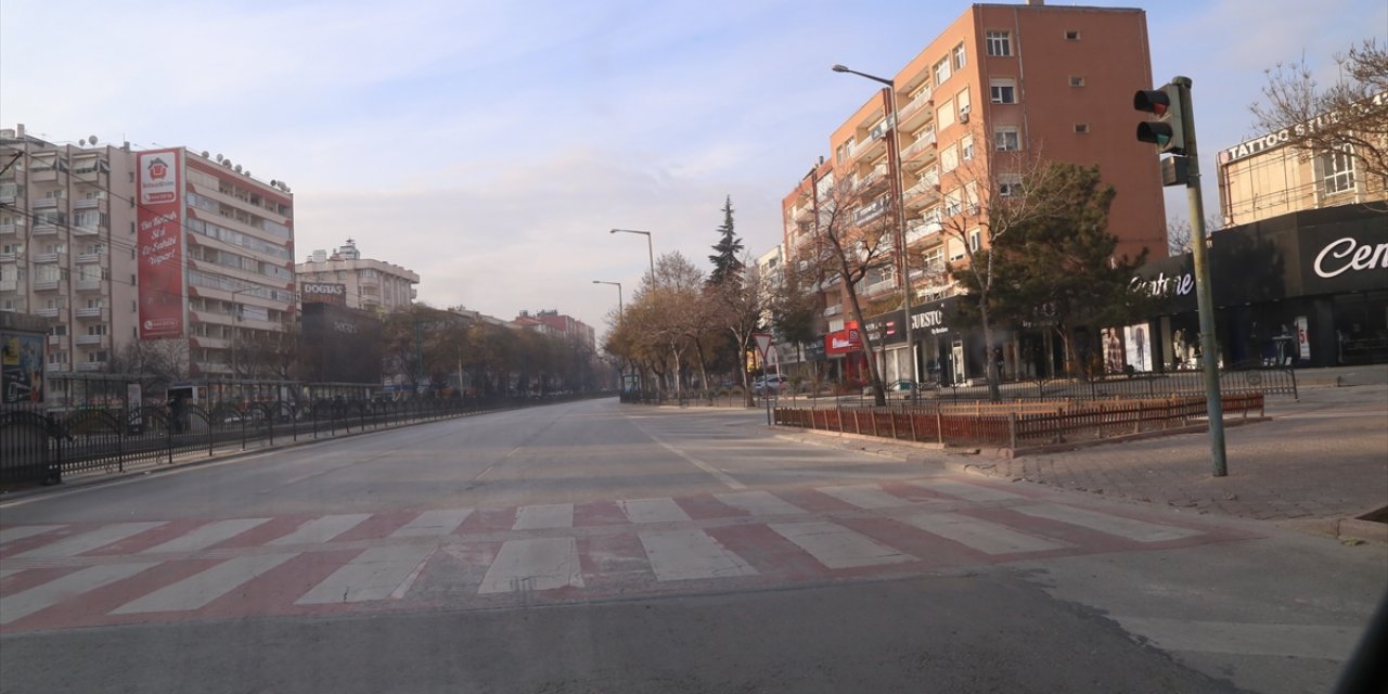 Konya'da yeni yılın ilk gününde sessizlik