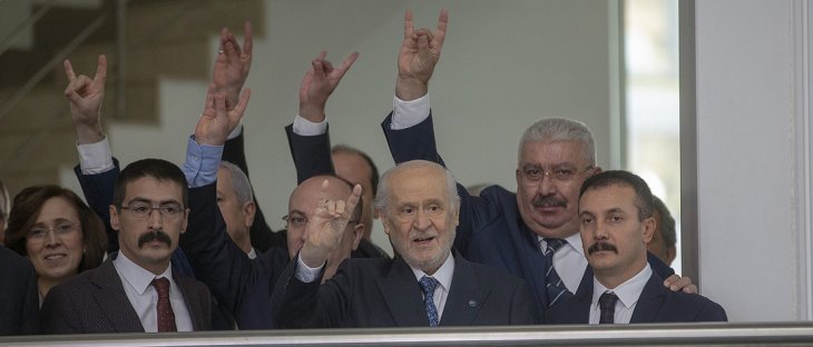 Bahçeli MHP Genel Merkezi'ndeki mesaisine başladı