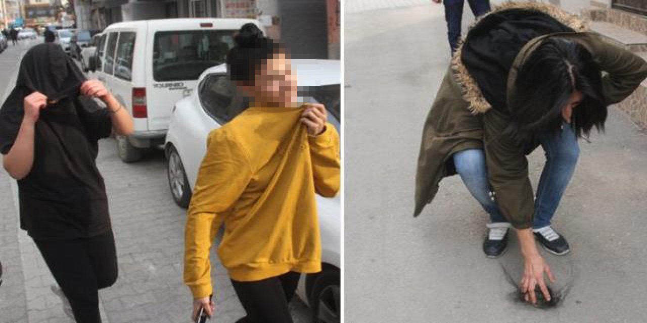 Kızının erkeklere satıldığını öğrenen anne hesap sormaya gitti, saçını yoldan topladı