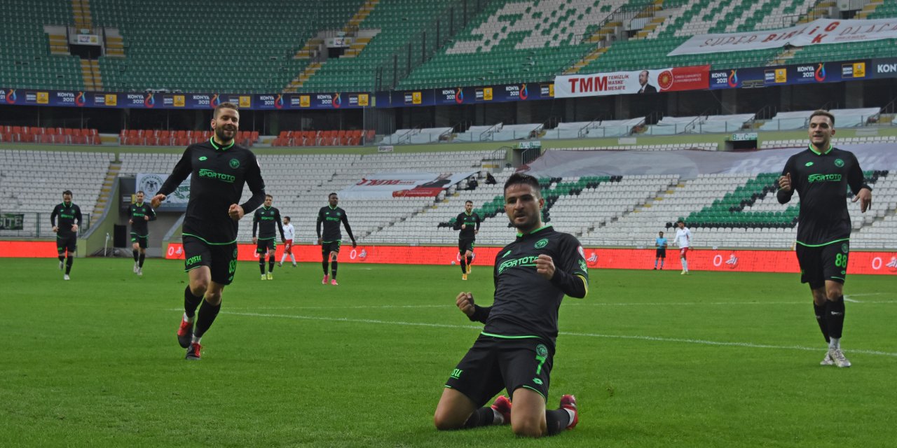 Konyaspor Ziraat Türkiye Kupası'nda çeyrek finale yükseldi
