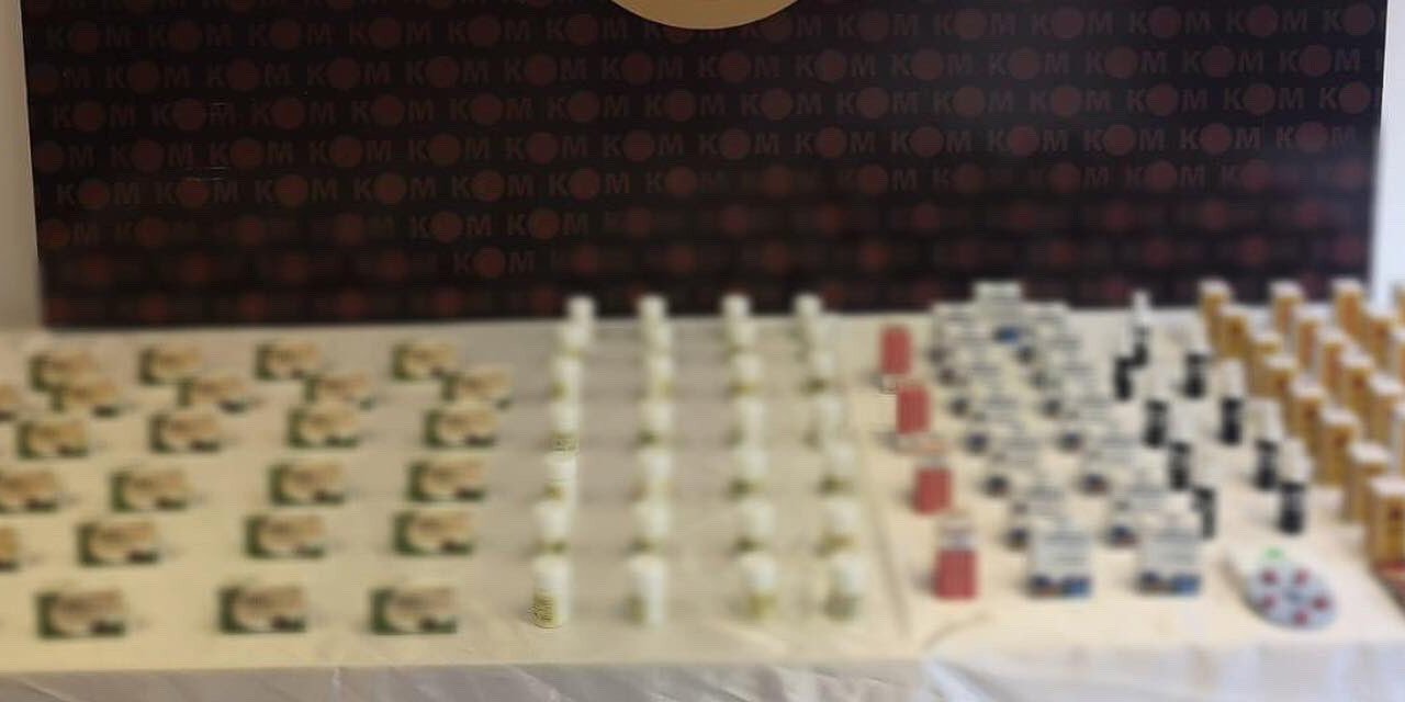 Konya'da cinsel uyarıcı etkinliğine sahip kaçak ilaçlar ele geçirildi