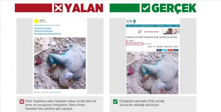 Barış Pınarı Harekatı aleyhine 'üzücü' fotoğraflarla manipülasyon girişimi