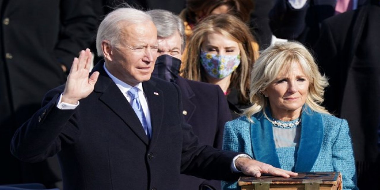 Joe Biden, ABD Kongresindeki törende yemin ederek ülkenin 46. başkanı oldu
