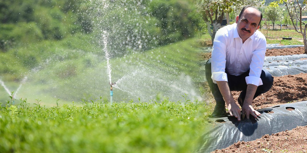 Konya'da küçük ölçekli sulama tesisleri ile tarım arazileri suya kavuşuyor