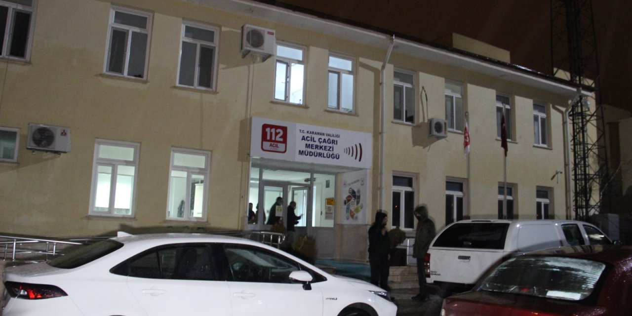 Karaman’da 112 Acil Çağrı Merkezine yıldırım düştü