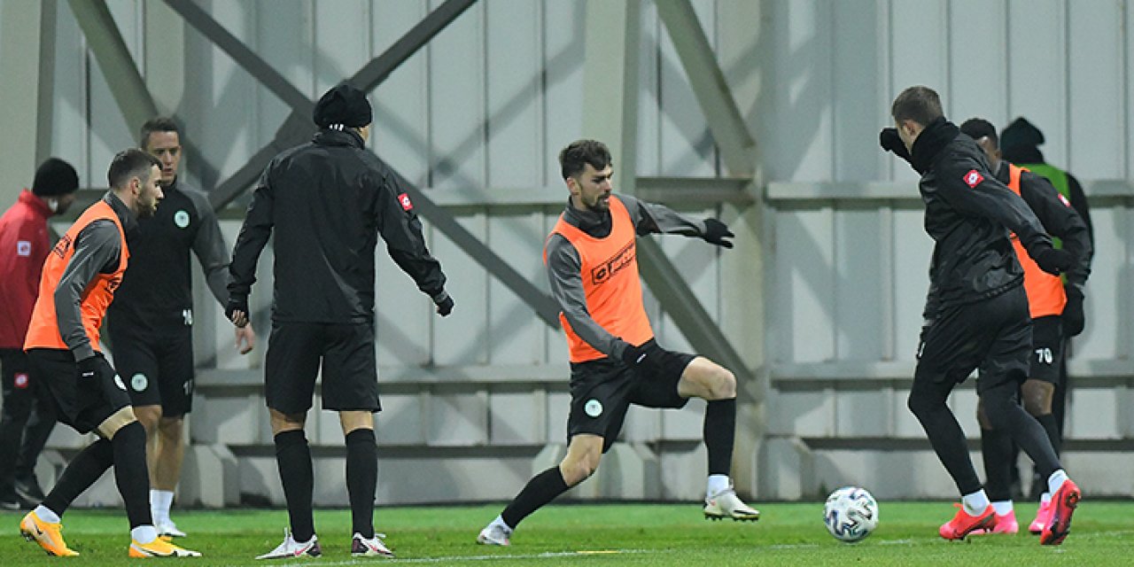 Konyaspor, Gençlerbirliği maçının hazırlıklarını sürdürdü