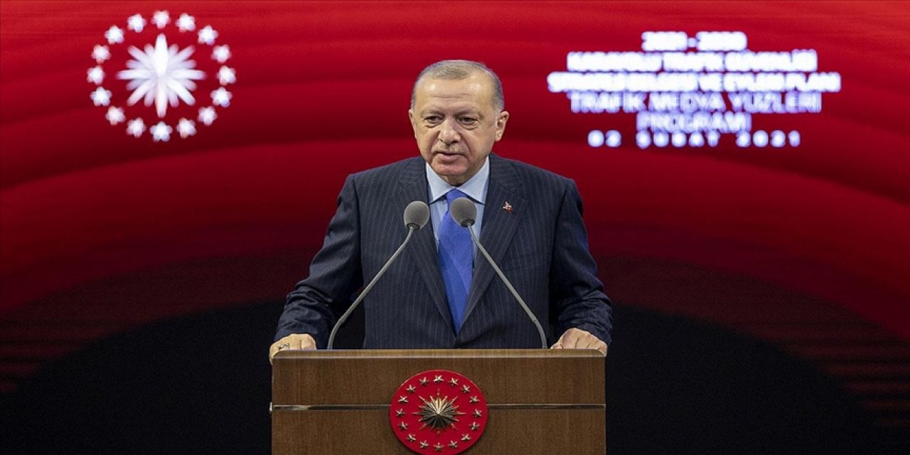 Cumhurbaşkanı Erdoğan: İstisnasız herkesin trafik güvenliği hususundaki çalışmalara destek vermesi şarttır