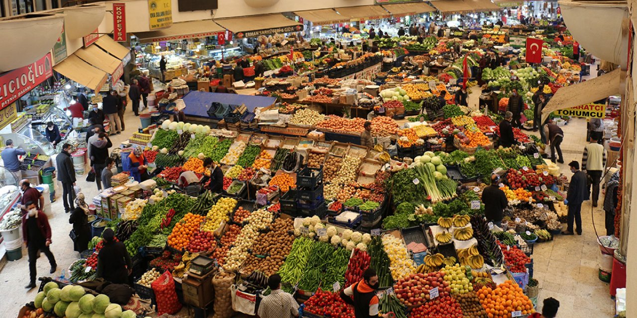 Konya'da geçen ay fiyatı en fazla artan ve azalan ürünler açıklandı