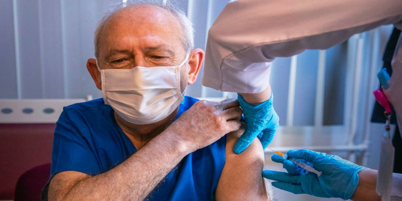 Son Dakika: Kemal Kılıçdaroğlu Kovid-19 aşısının ilk dozunu yaptırdı