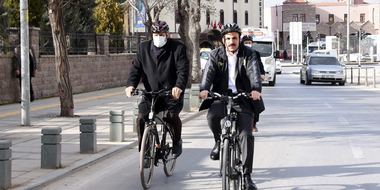 Başkan Altay: "İşe bisikletle gelen arkadaşlarımızın sayısının artmasını arzu ediyoruz"