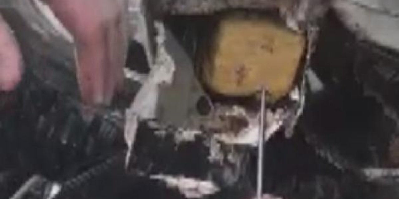 Çamurluğa 14 kilo eroin sakladı, Konya polisinden kaçamadı