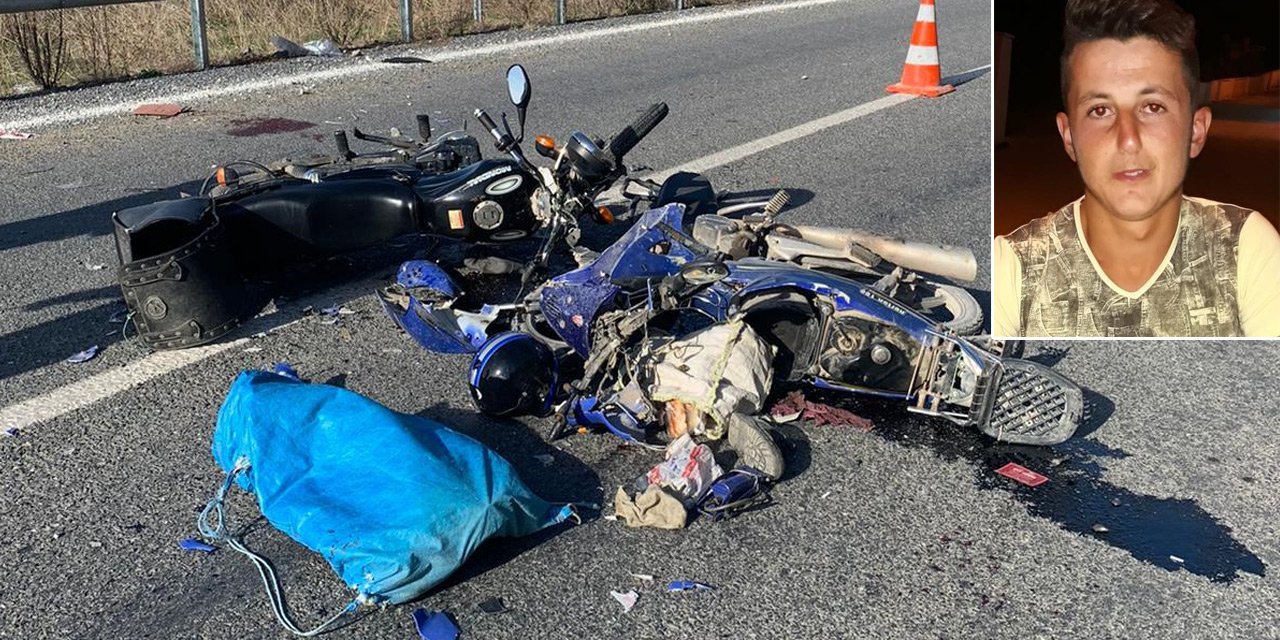 İki motosikletin kafa kafaya çarpıştığı kazada yaralanan genç 8 günlük yaşam savaşını kaybetti