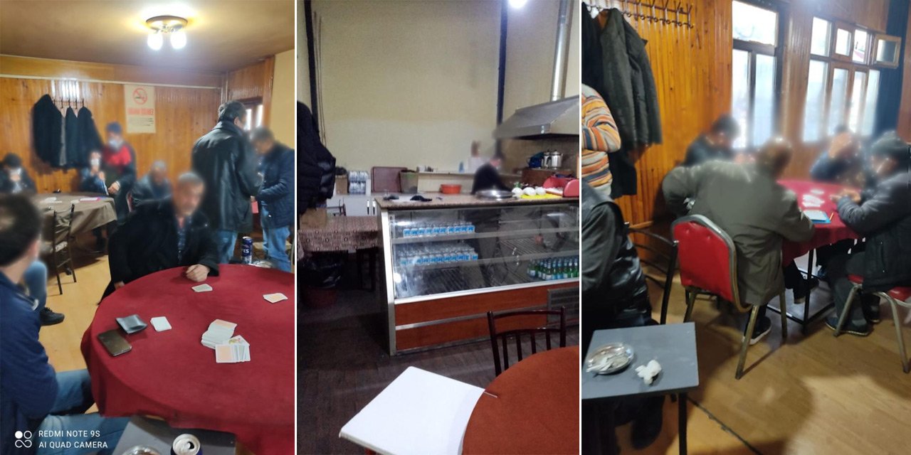Konya'da kısıtlamada ceza yememek için çatıya saklananları polis yakaladı