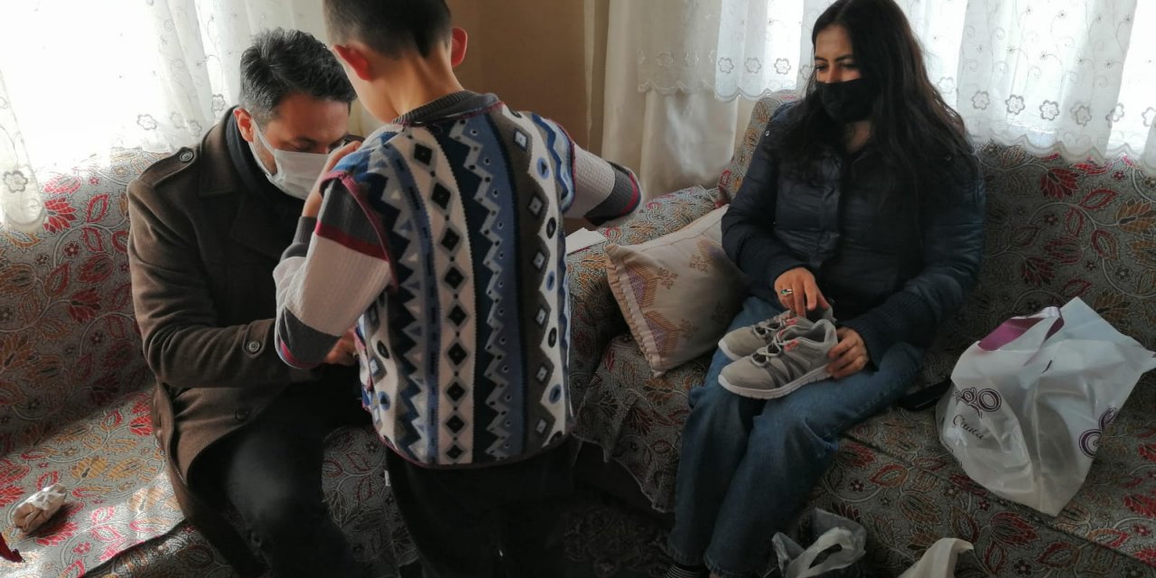 Konya'da ihtiyaç sahibi çocuklara yardımda bulunuldu