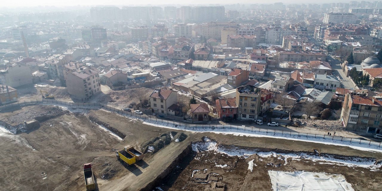 Tarihi Konya surları gün yüzüne çıkıyor