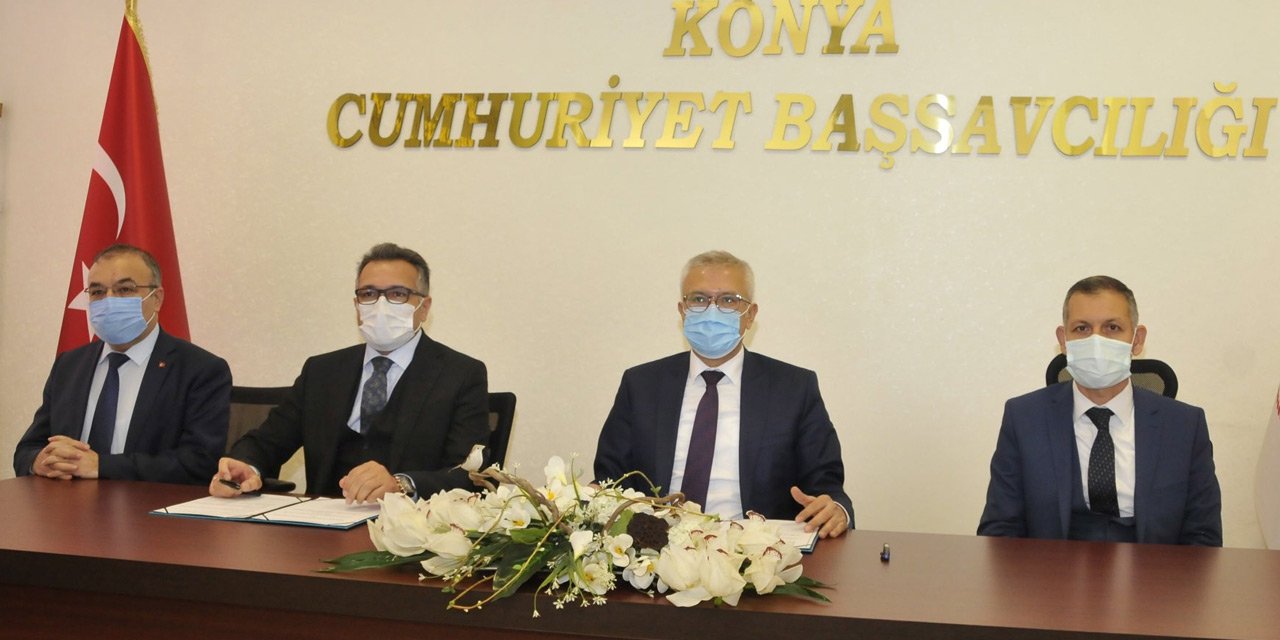 Selçuk Üniversitesi ile Konya Cumhuriyet Başsavcılığı arasında iki protokol