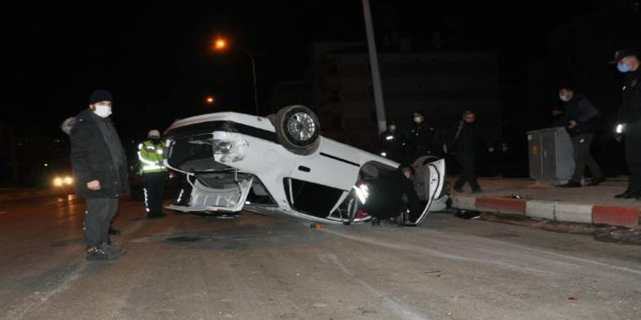 Ankara’dan Karaman’a kadar geldi, evine 3 kilometre kala kaza yaptı