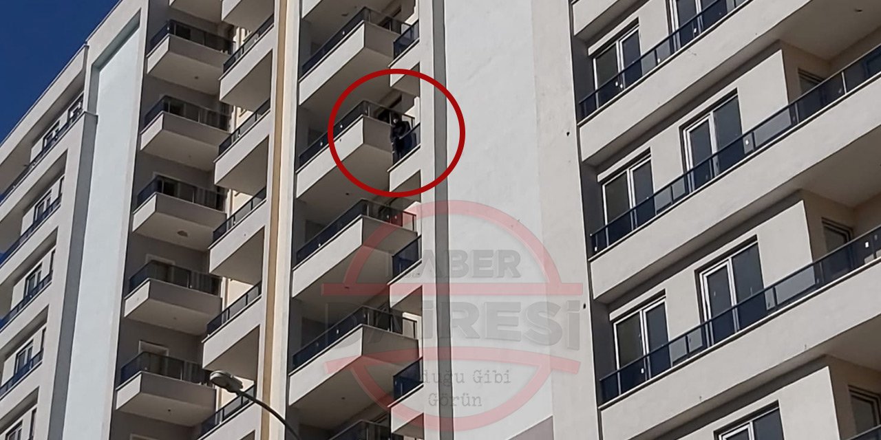Konya'da ekipleri alarma geçiren olay! Eşiyle tartışan kişi boş binanın 7. katına çıktı
