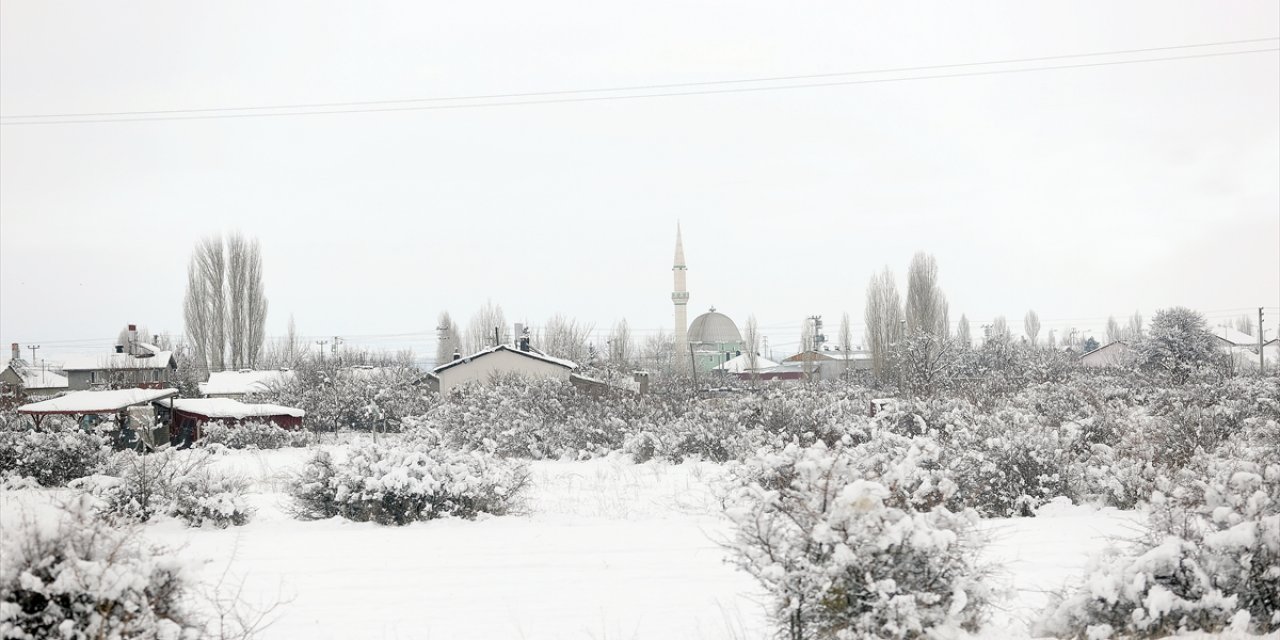 Konya'da kar güzelliği