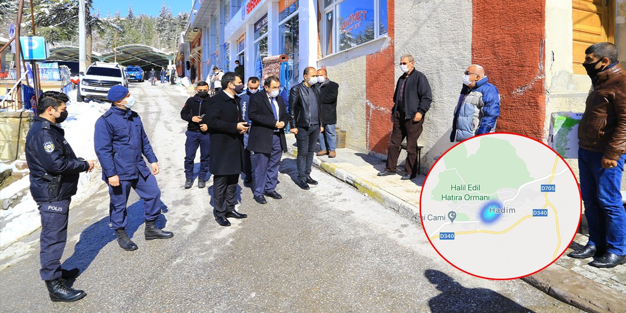 Uzun aradan sonra vaka görülen Konya’nın ilçesinde yoğun denetim