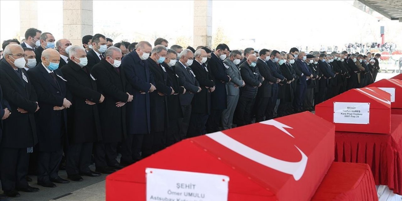 11 şehit askerimize veda! Ankara'da devlet töreni düzenlendi