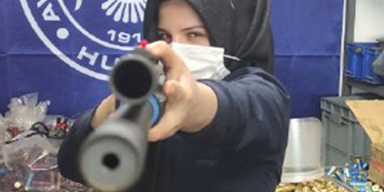 Konya’da üretilen silahlara kadın eli değdi