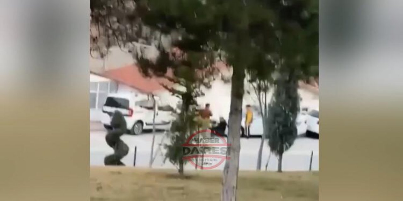 Konya’da yol verme kavgası! 3 kişi dövüp kaçtı