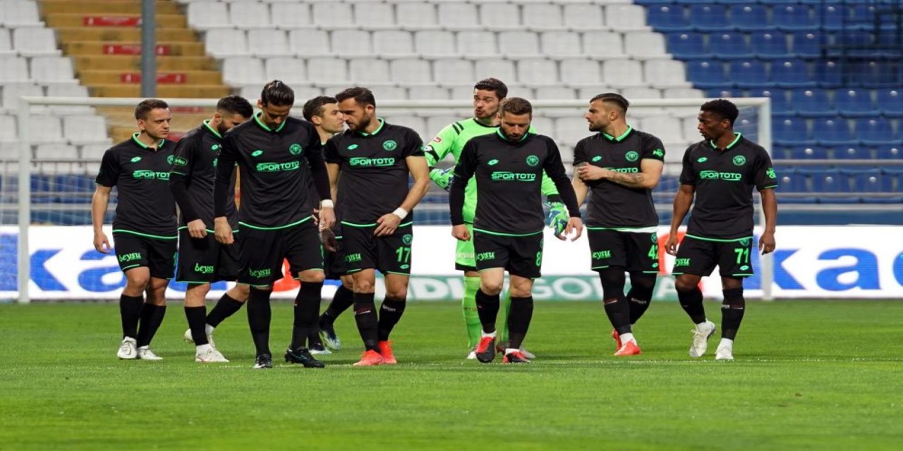 Konyaspor deplasmanda galibiyeti kaçırdı