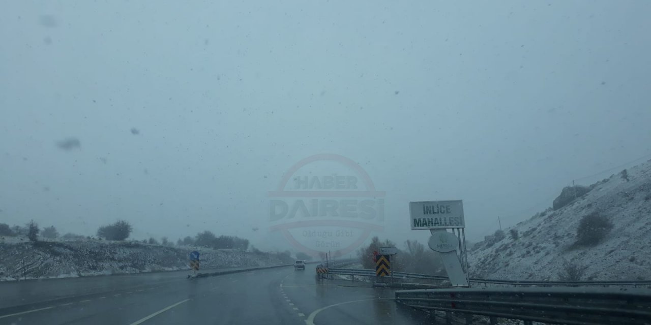 Konya’da kar yağışı etkili oluyor