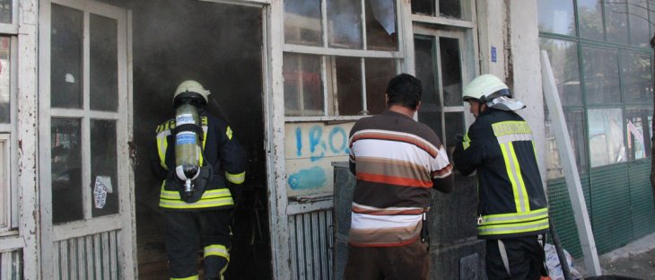 Karaman'da korkutan yangın