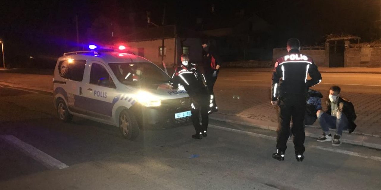 Konya’da 30 kilometre süren polis-şüpheli kovalamacası, 20 bin lira cezayla noktalandı