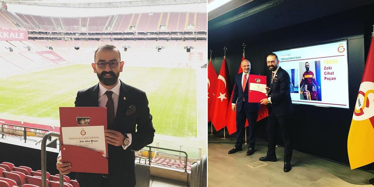 Galatasaray Kulübünde yeni üyelere beratları verildi