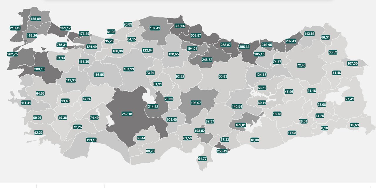 Risk haritasında 1 haftada 14 il daha kızardı! Tek 'mavi' kaldı