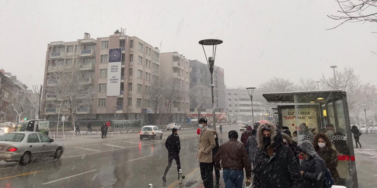 Konya'da beyaz bereket mutluluğu