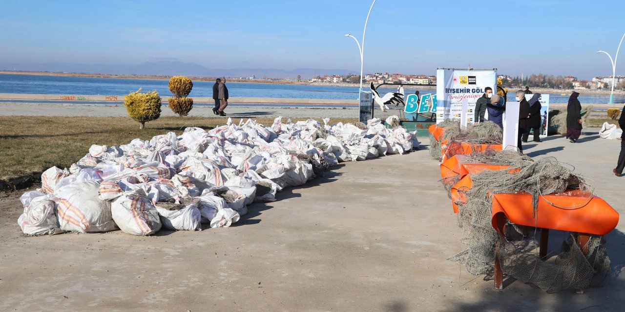 Beyşehir Gölü'ndeki temizlik çalışmaları masaya yatırıldı